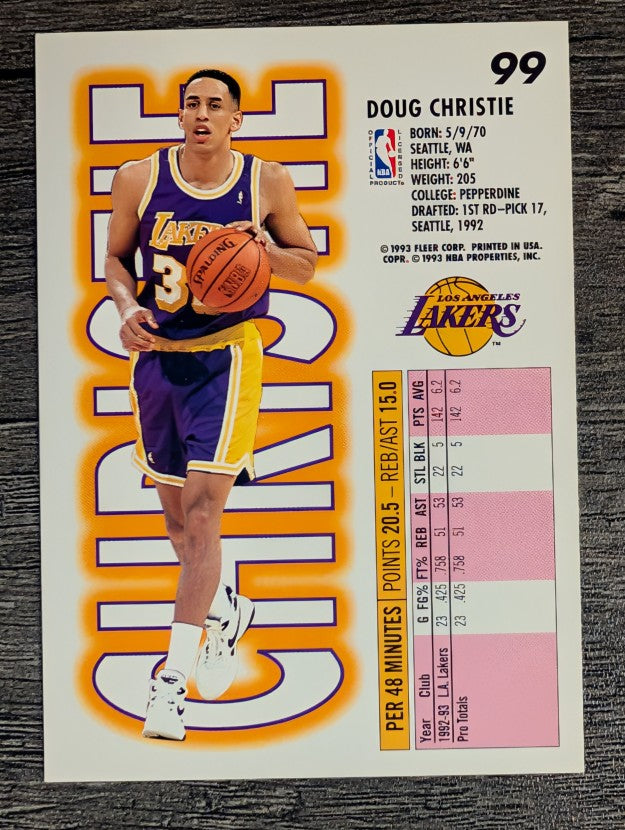 1993-94 Fleer #99 Doug Christie