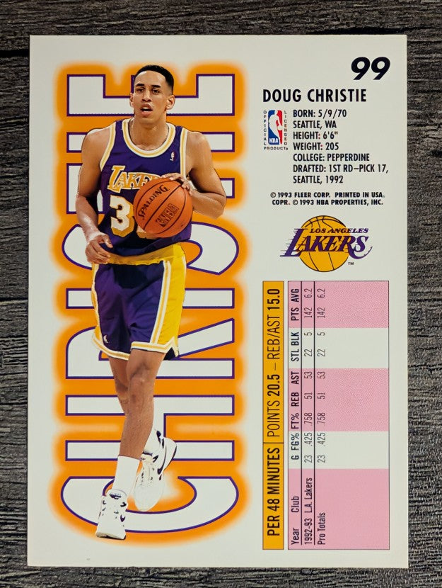 1993-94 Fleer #99 Doug Christie