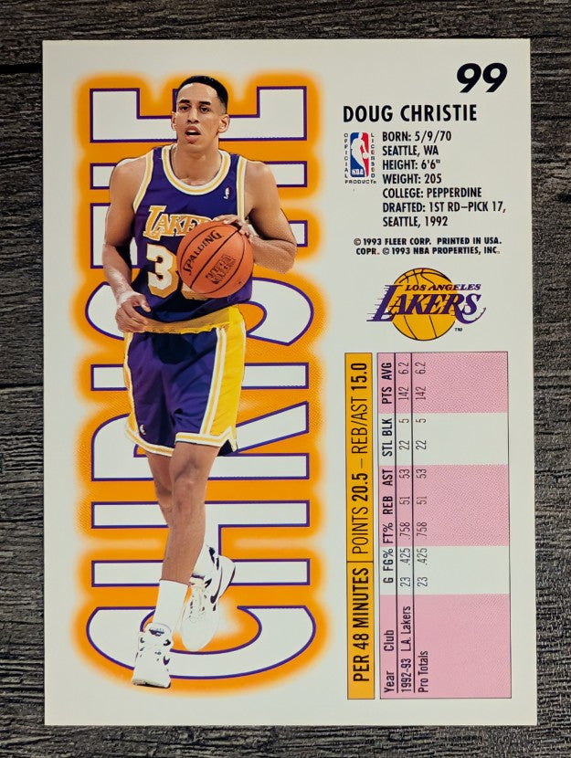 1993-94 Fleer #99 Doug Christie