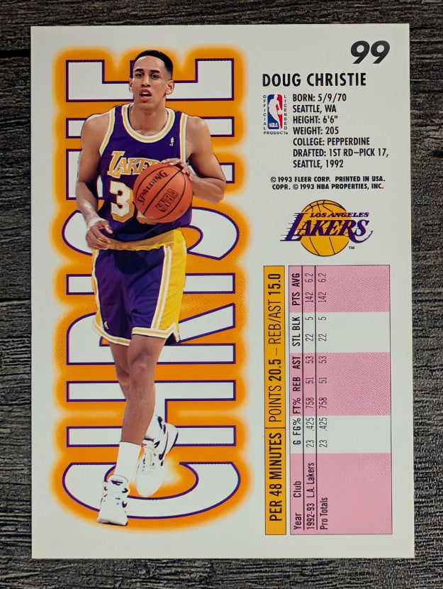 1993-94 Fleer #99 Doug Christie