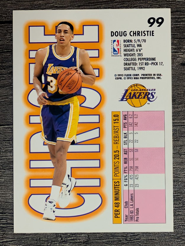 1993-94 Fleer #99 Doug Christie