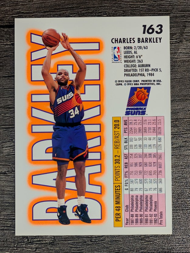 1993-94 Fleer #163 Charles Barkley