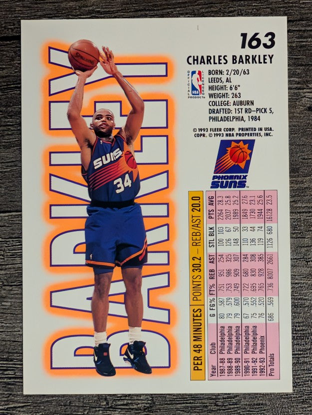 1993-94 Fleer #163 Charles Barkley (NM)