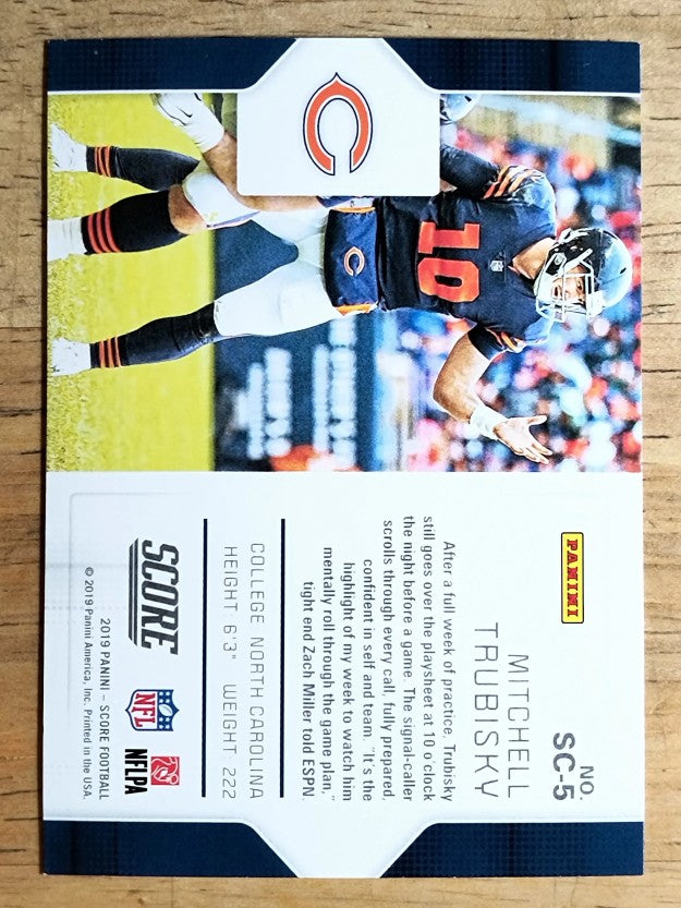 2019 Score Signal Callers Red #5 Mitchell Trubisky
