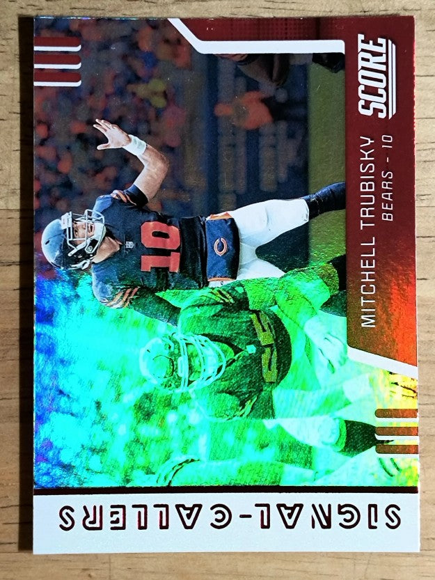 2019 Score Signal Callers Red #5 Mitchell Trubisky