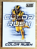 2018 Score Color Rush #4 Todd Gurley II