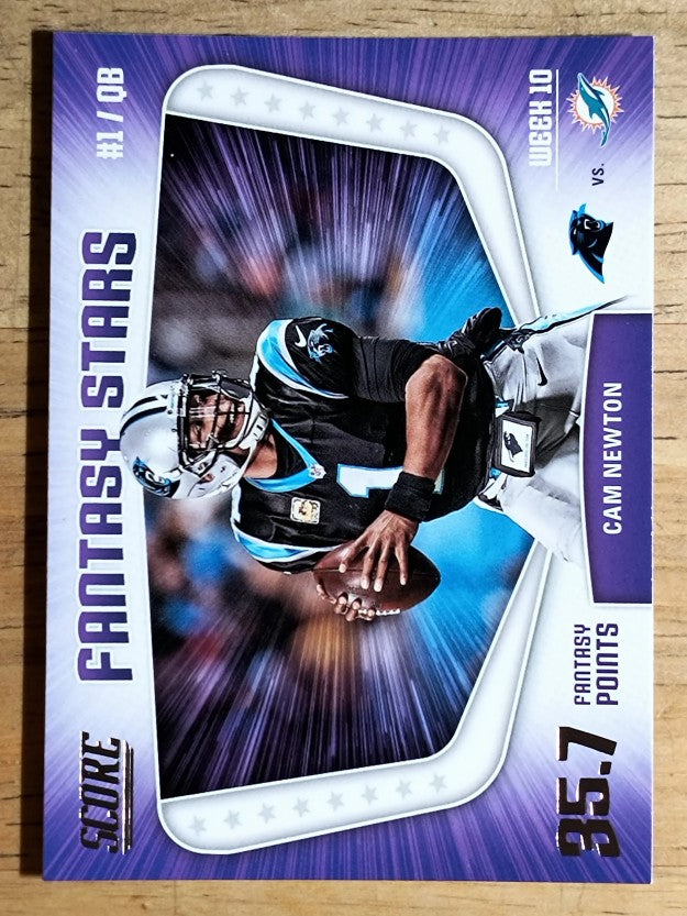 2018 Score Fantasy Stars #16 Cam Newton