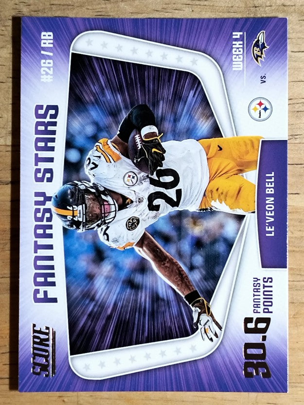2018 Score Fantasy Stars #7 Le'Veon Bell