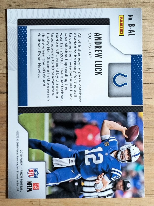 2019 Panini Prizm Brilliance #15 Andrew Luck (EXMT)