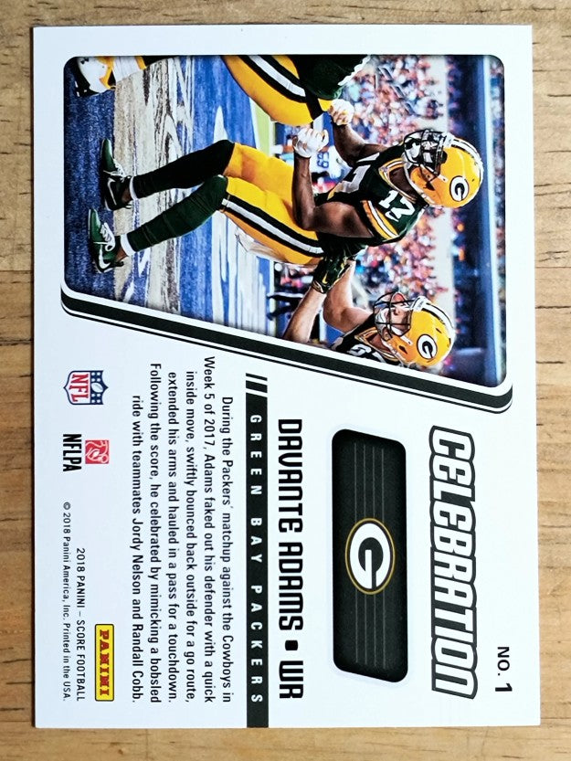 2018 Score Celebration #1 Davante Adams