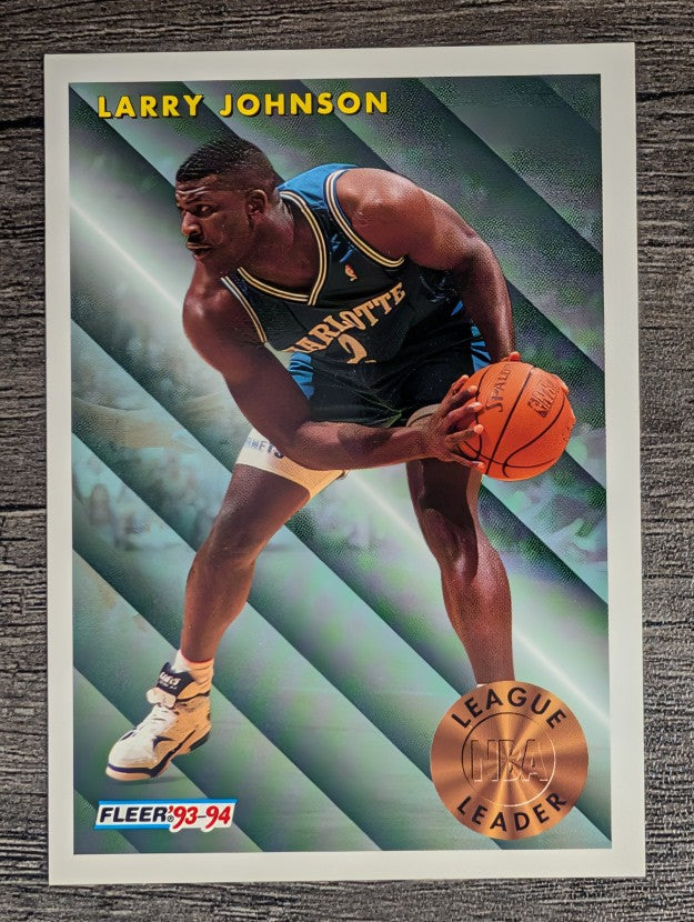 1993-94 Fleer #223 Larry Johnson LL