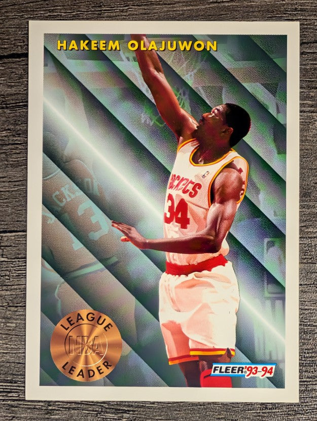 1993-94 Fleer #225 Hakeem Olajuwon LL