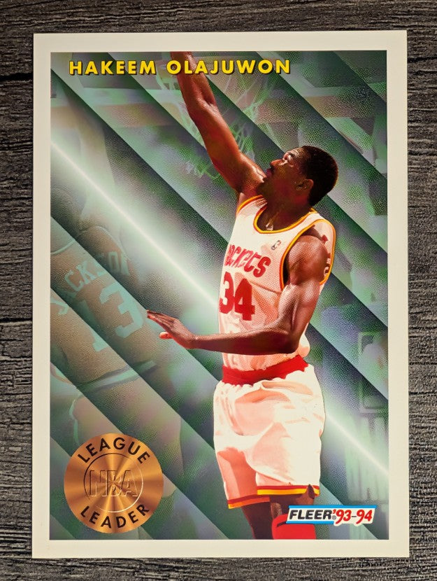 1993-94 Fleer #225 Hakeem Olajuwon LL