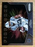 2020 Panini Prizm Fireworks #22 Darius Leonard