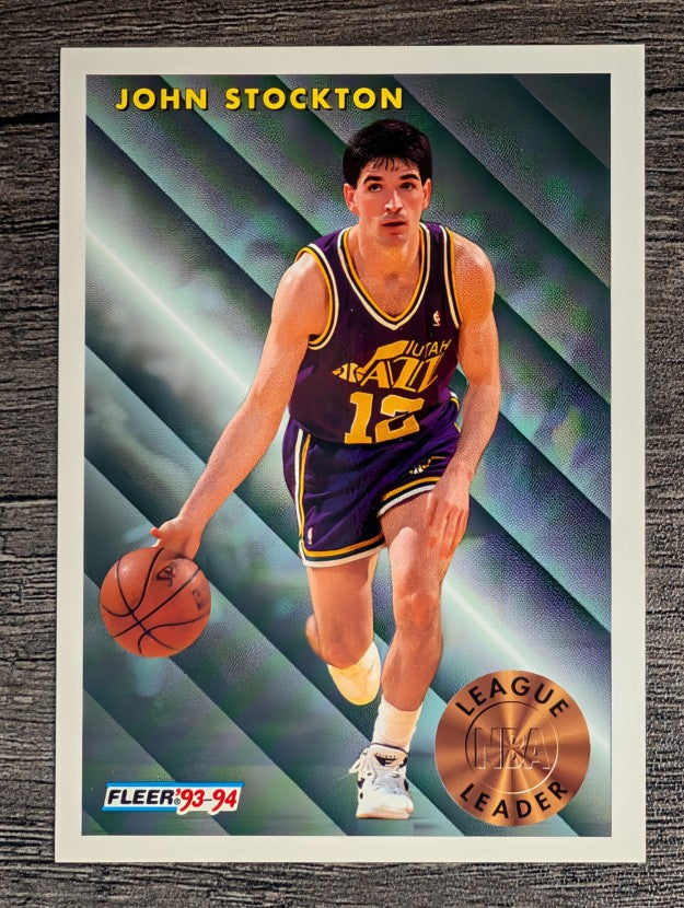1993-94 Fleer #228 John Stockton LL