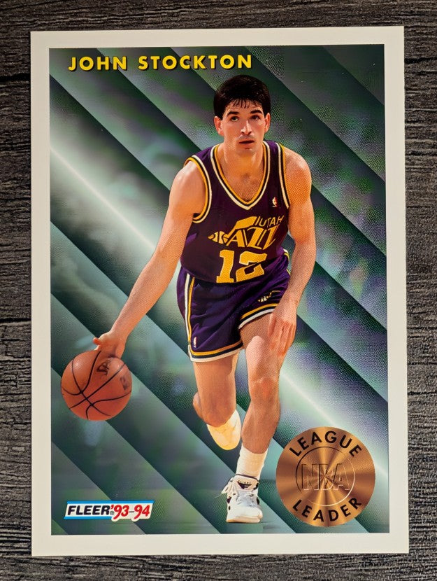 1993-94 Fleer #228 John Stockton LL