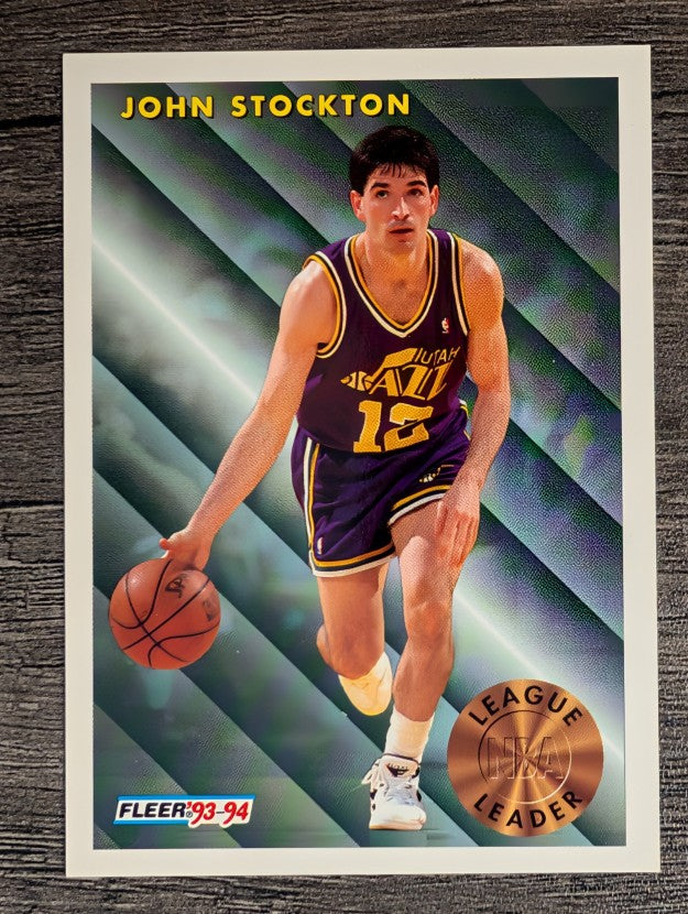 1993-94 Fleer #228 John Stockton LL