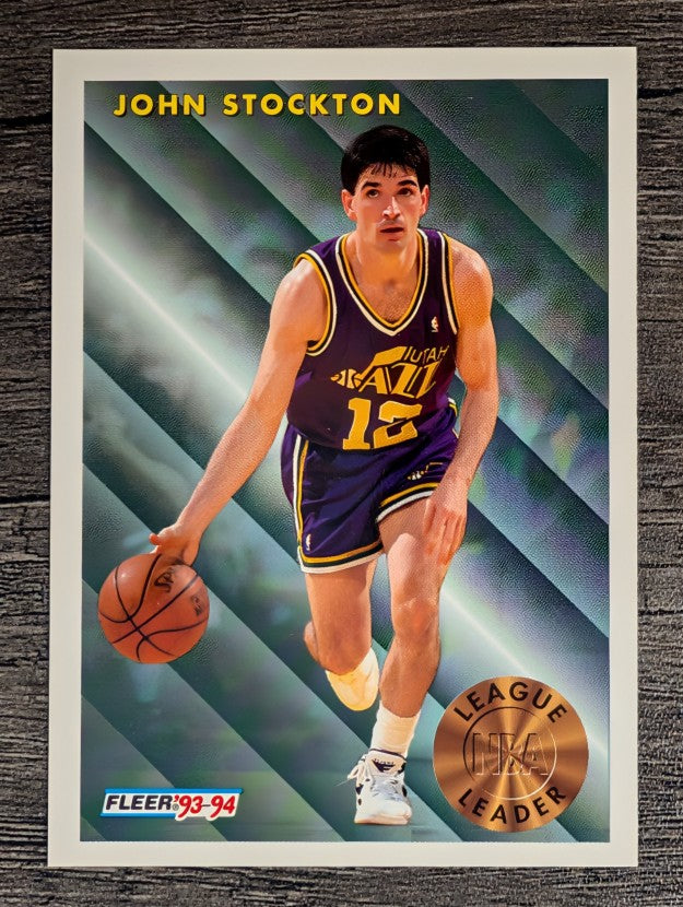 1993-94 Fleer #228 John Stockton LL