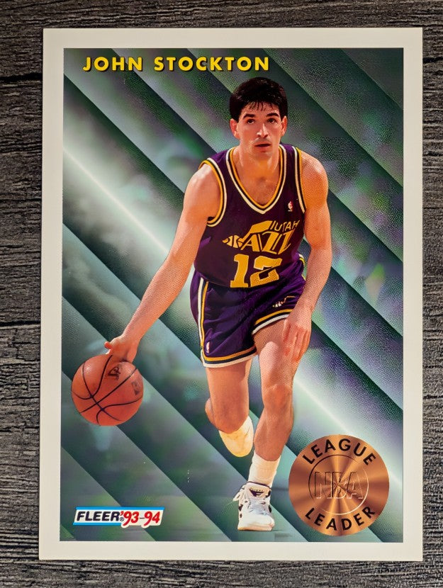 1993-94 Fleer #228 John Stockton LL