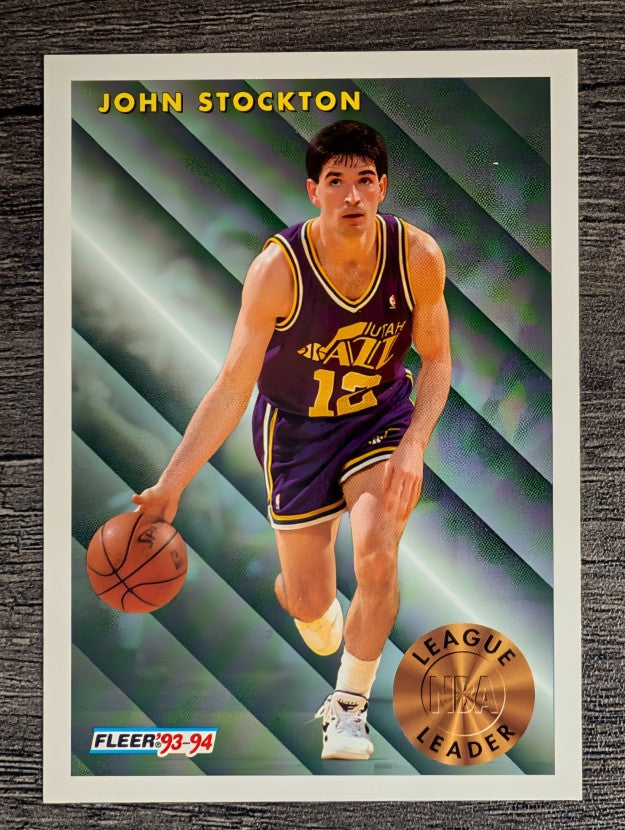 1993-94 Fleer #228 John Stockton LL