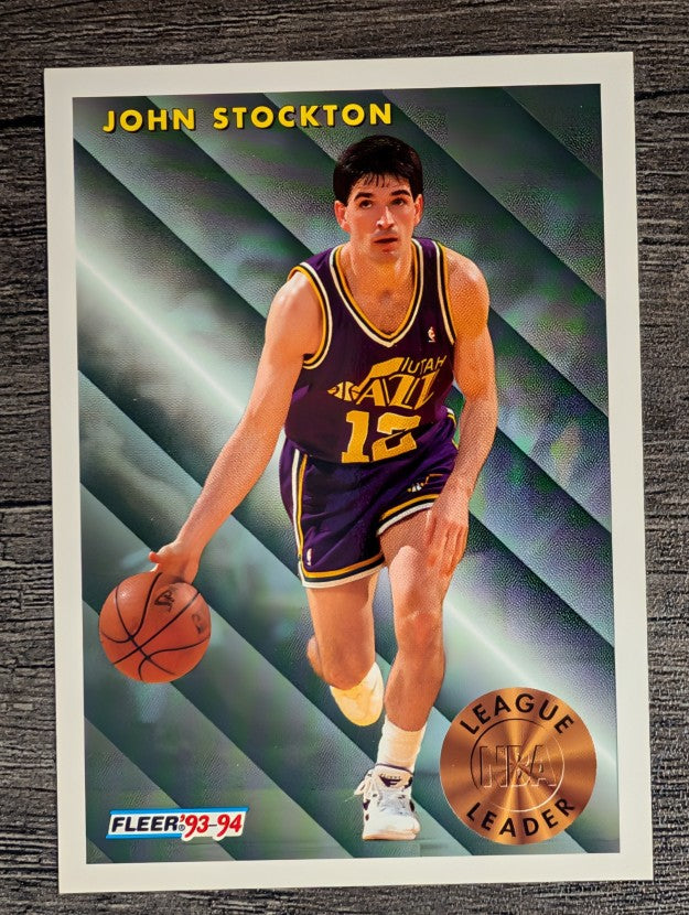 1993-94 Fleer #228 John Stockton LL