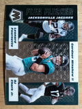 2020 Panini Mosaic Flea Flicker D.J. Chark/Gardner Minshew II/Leonard Fournette