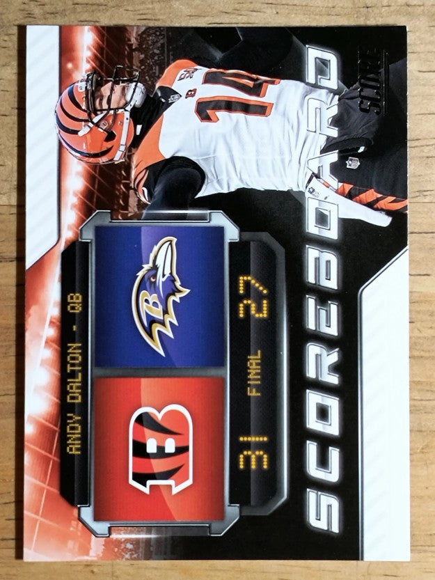 2018 Score Scoreboard #12 Andy Dalton