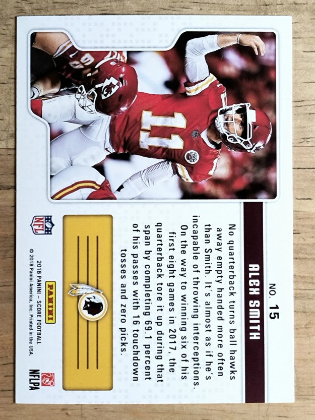 2018 Score Signal Callers #15 Alex Smith