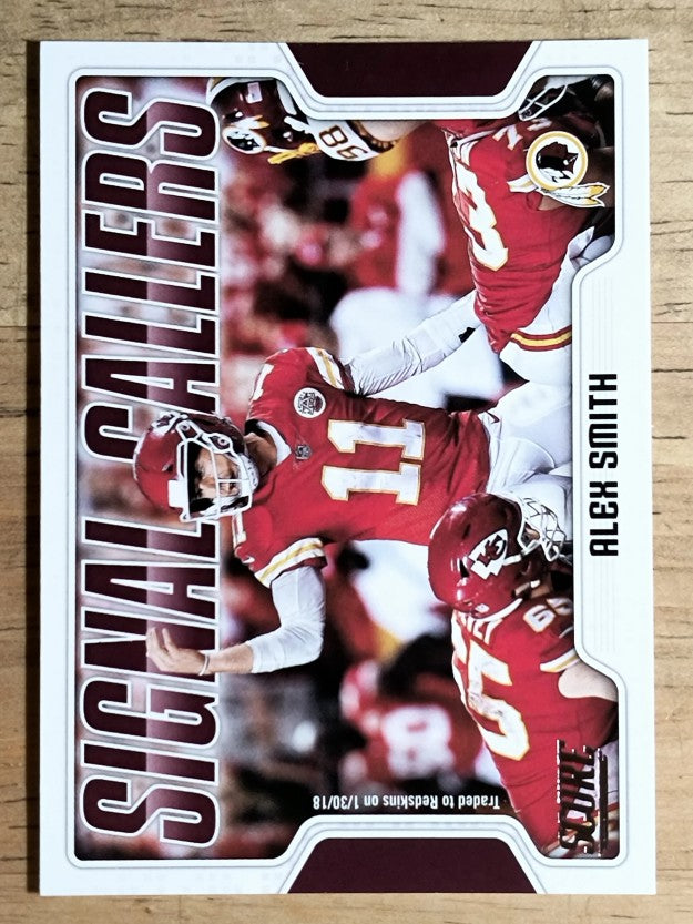 2018 Score Signal Callers #15 Alex Smith