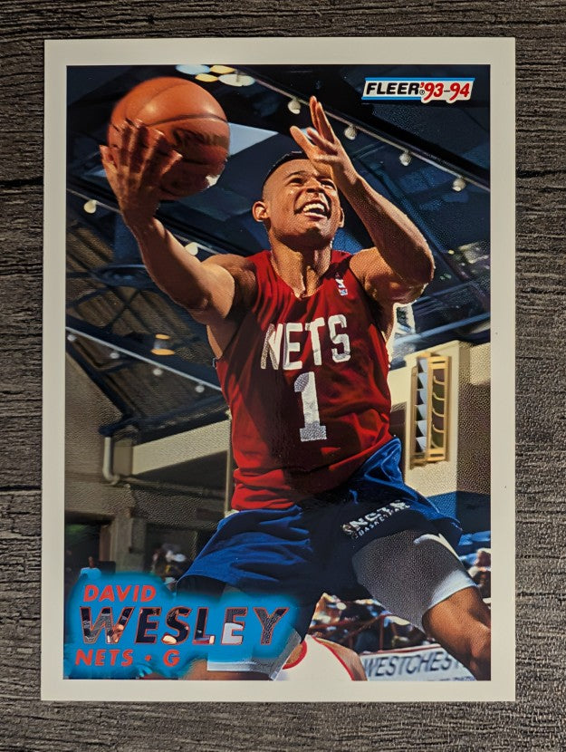 1993-94 Fleer #338 David Wesley RC