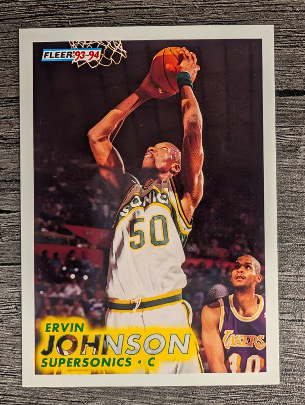 1993-94 Fleer #382 Ervin Johnson RC
