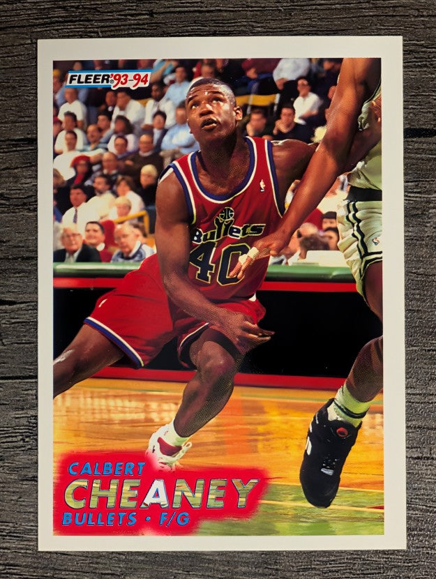 1993-94 Fleer #393 Calbert Cheaney RC