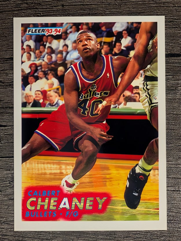 1993-94 Fleer #393 Calbert Cheaney RC