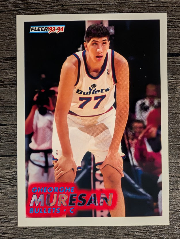 1993-94 Fleer #396 Gheorghe Muresan RC