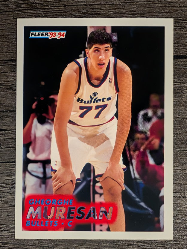 1993-94 Fleer #396 Gheorghe Muresan RC