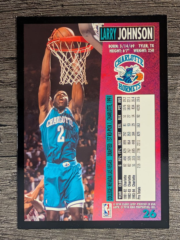 1994-95 Fleer #26 Larry Johnson