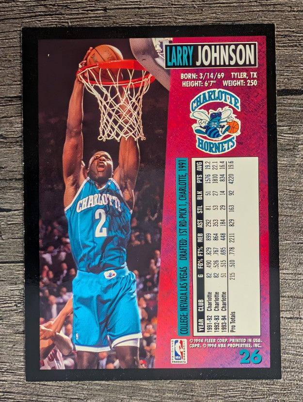1994-95 Fleer #26 Larry Johnson