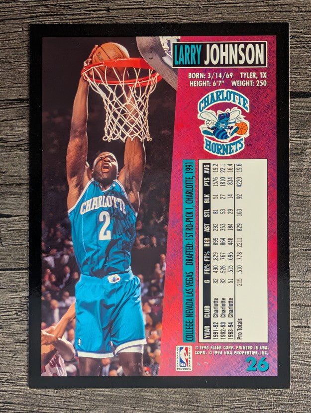 1994-95 Fleer #26 Larry Johnson
