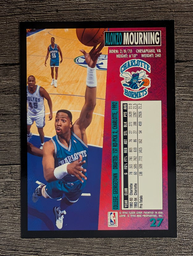 1994-95 Fleer #27 Alonzo Mourning
