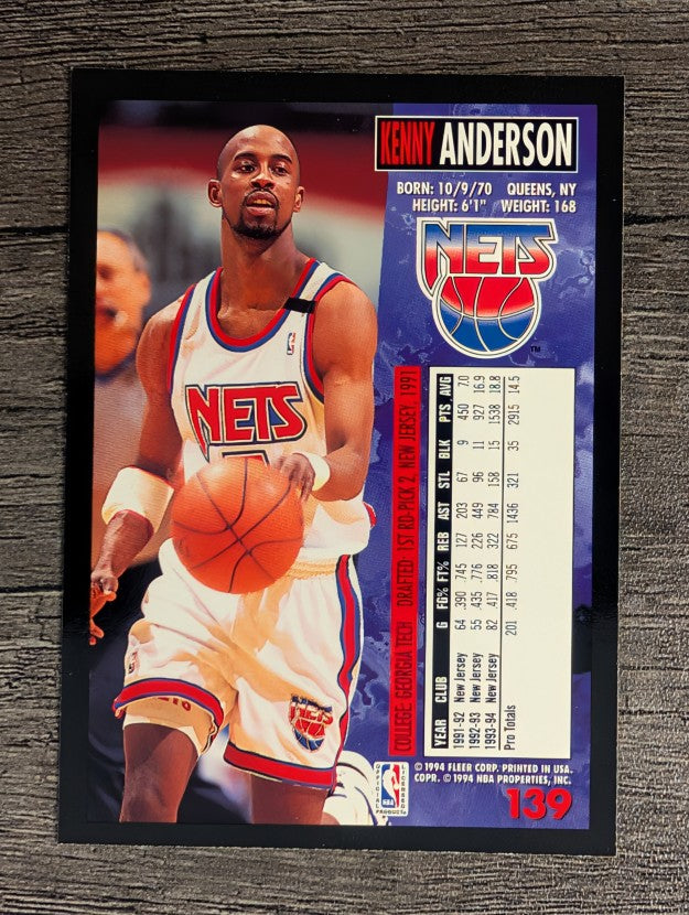 1994-95 Fleer #139 Kenny Anderson