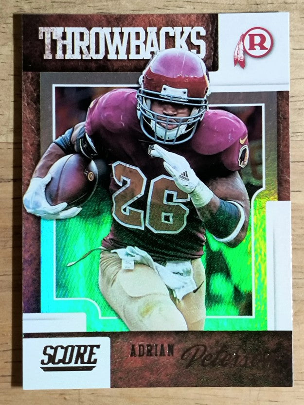 2019 Score Throwbacks #12 Adrian Peterson