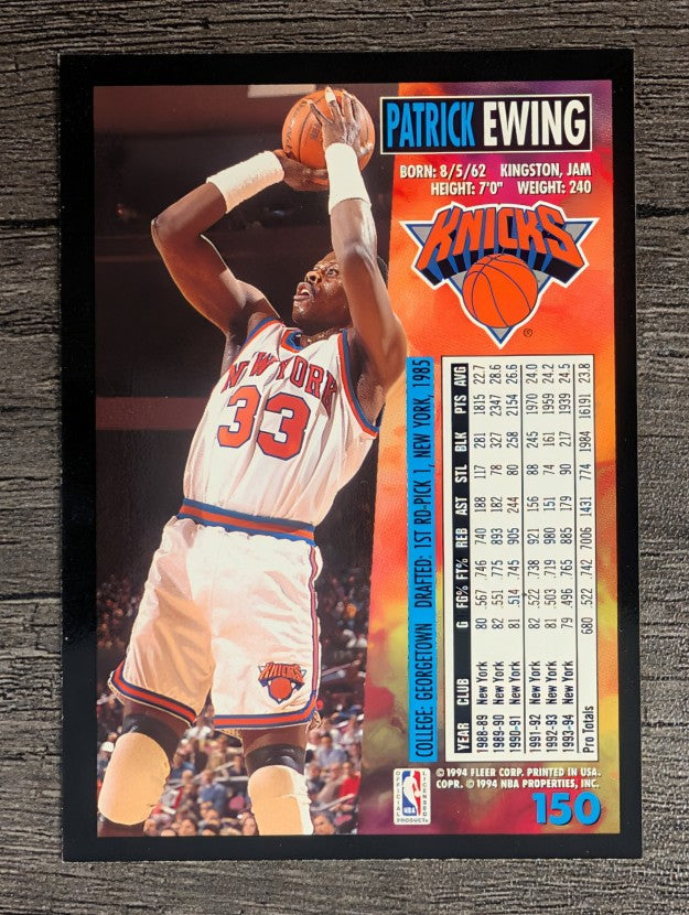 1994-95 Fleer #150 Patrick Ewing
