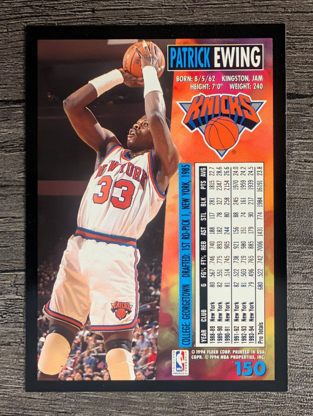 1994-95 Fleer #150 Patrick Ewing