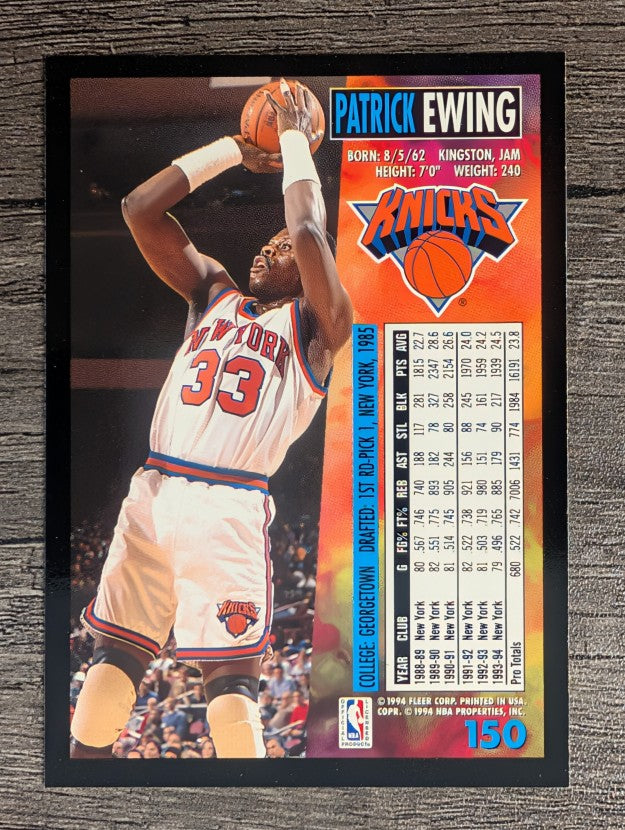 1994-95 Fleer #150 Patrick Ewing