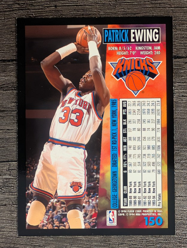 1994-95 Fleer #150 Patrick Ewing