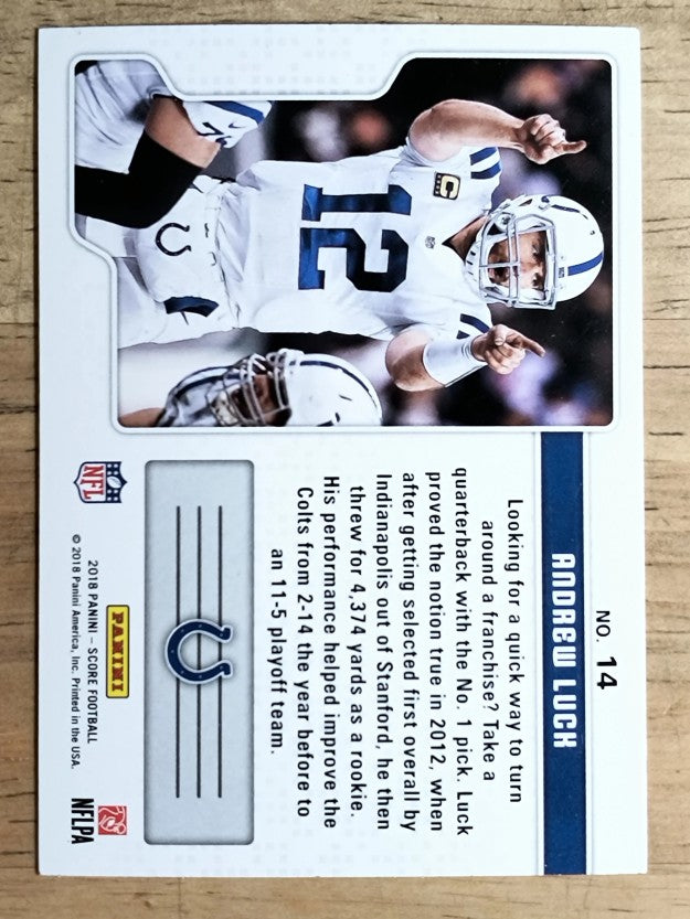 2018 Score Signal Callers #14 Andrew Luck