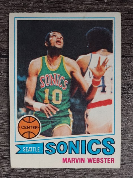 1977-78 Topps #71 Marvin Webster RC (VGEX)