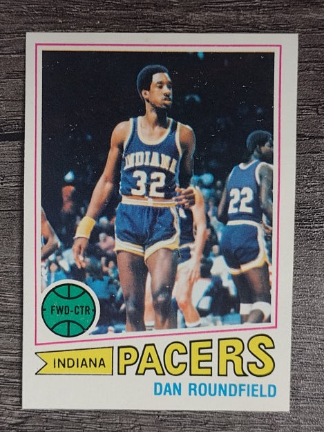 1977-78 Topps White Backs #13 Dan Roundfield RC (VGEX)