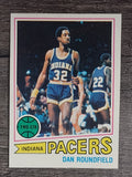 1977-78 Topps White Backs #13 Dan Roundfield RC (VGEX)