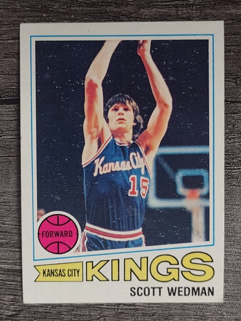 1977-78 Topps White Backs #17 Scott Wedman (EXMT)
